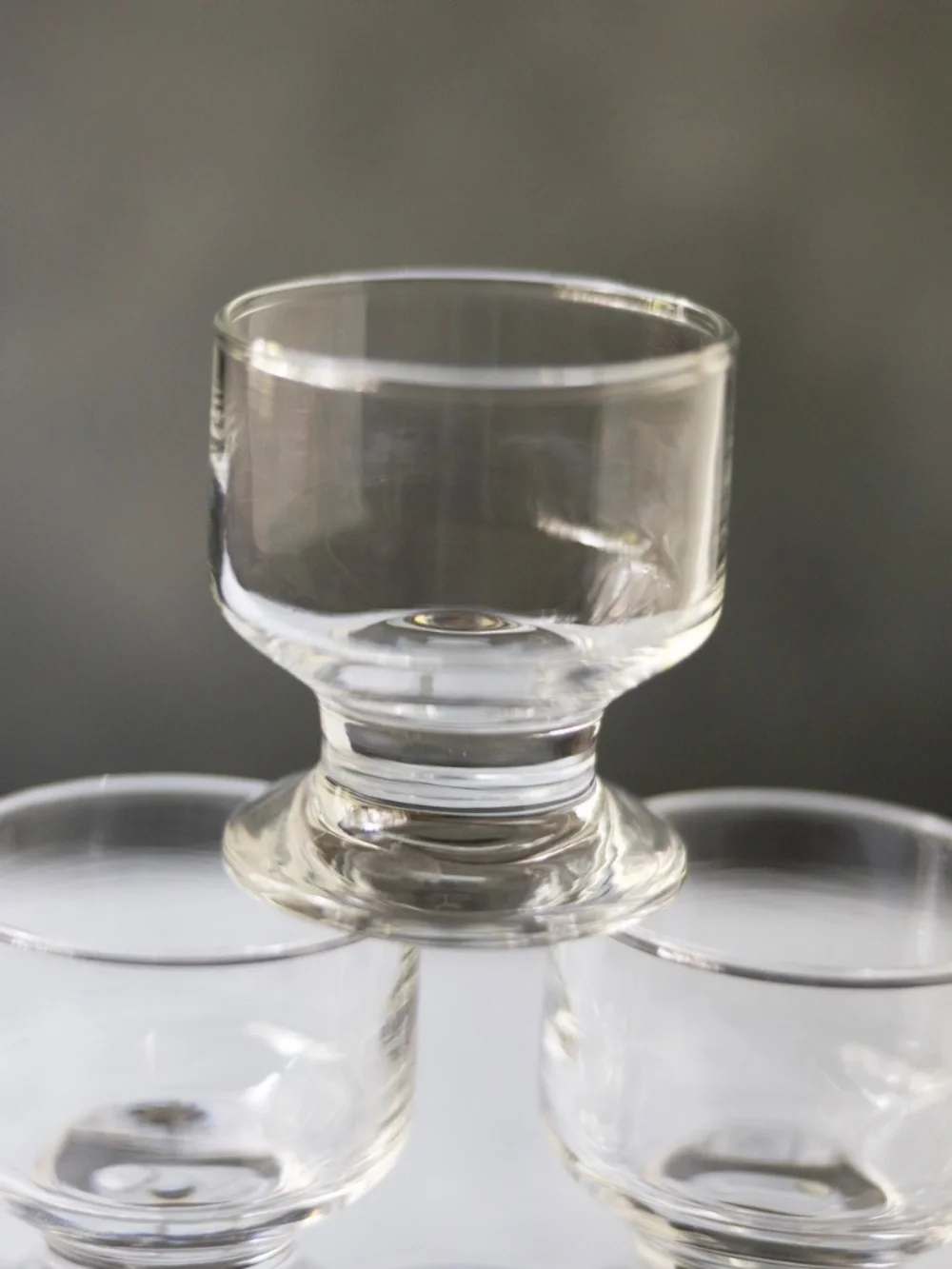 Circleware set of 6 treat cordial mini dessert glasses 3.5 oz in box